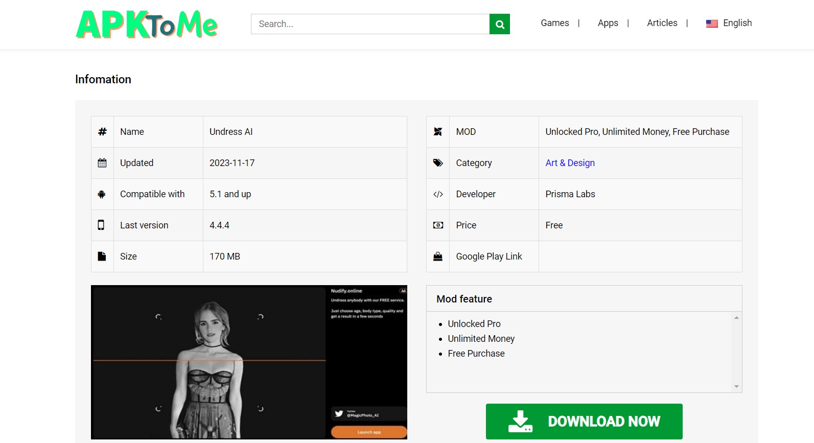 Undress AI Free Tools App Download APK Latest Version