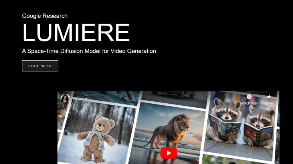 How to use Google Lumiere AI Video Generator