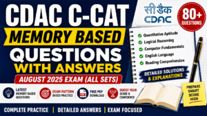 Section A CDAC CCAT August 2025 Exam